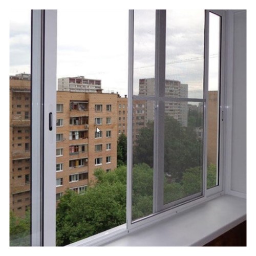 Москитная сетка для алюминиевой лоджии